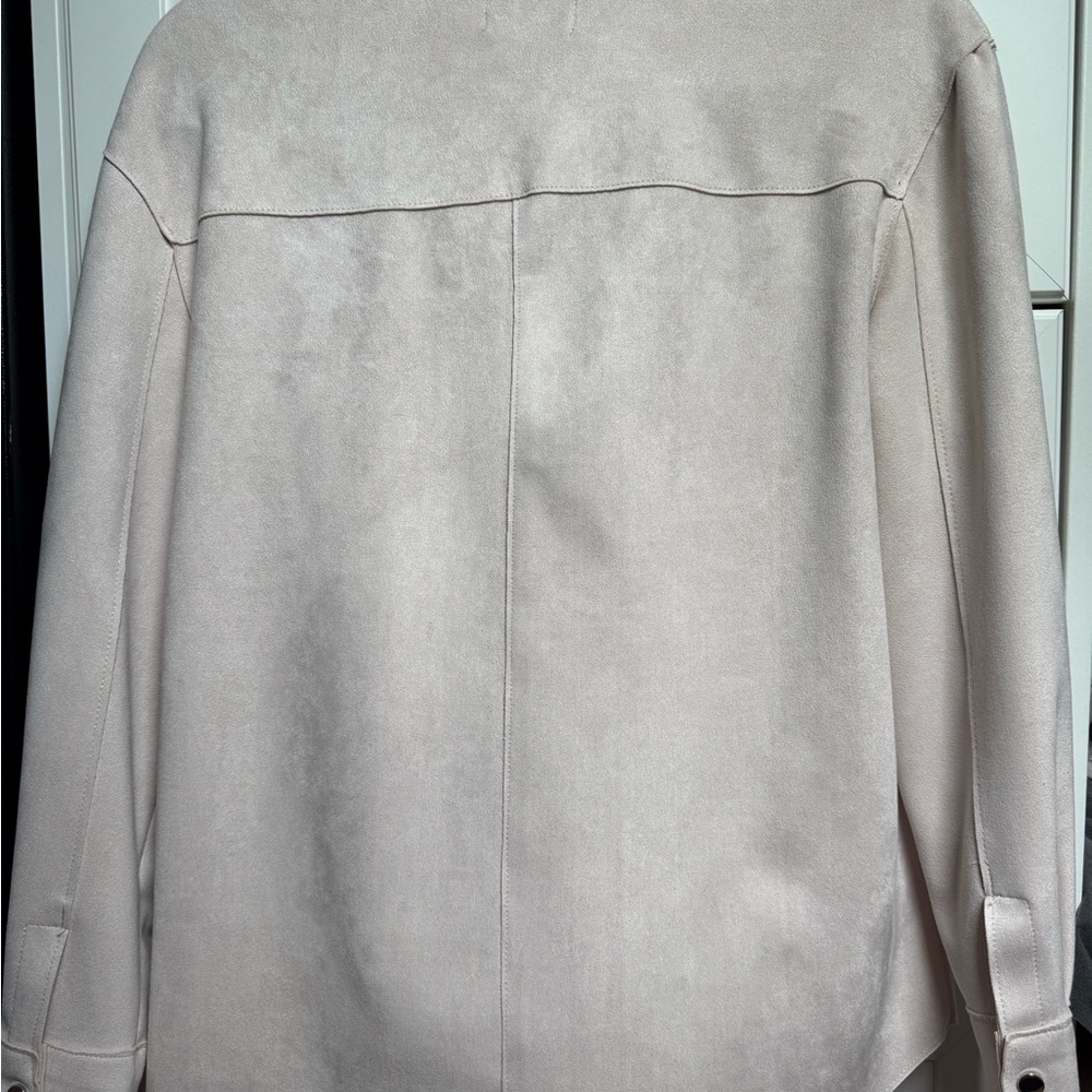 Light Beige Button-Up Jacket - Picture 6 of 6